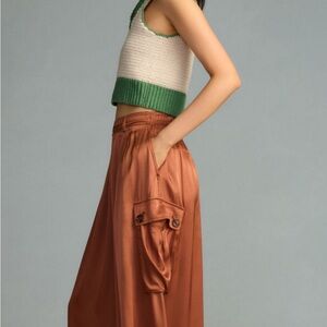 Silky Bronze Culottes